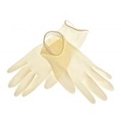 Rękawice medyczne lateksowe, bezpudrowe 10 szt  (5 par)